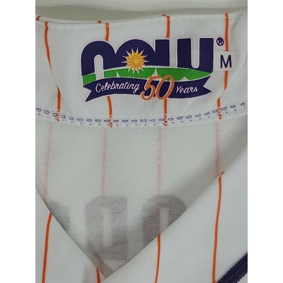 Now Foods Celebrating 50 Years Baseball Jersey Shirt Unisex M Medium - Picture 2 of 9